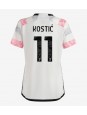 Juventus Filip Kostic #11 Vieraspaita Naisten 2023-24 Lyhythihainen